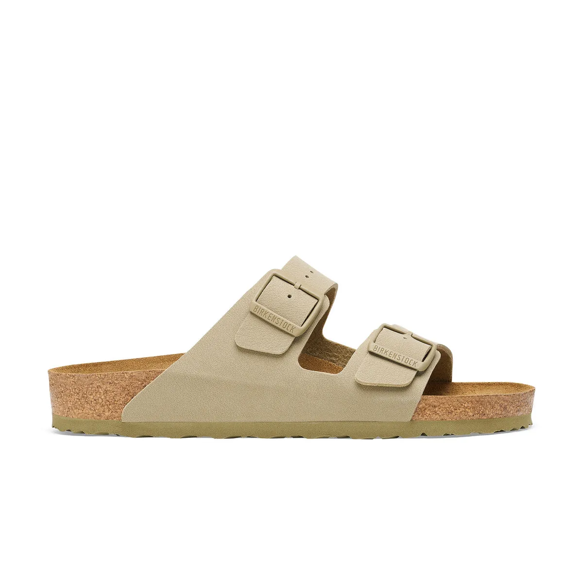 Birkenstock Arizona Faded Khaki Birko-Flor - Narrow
