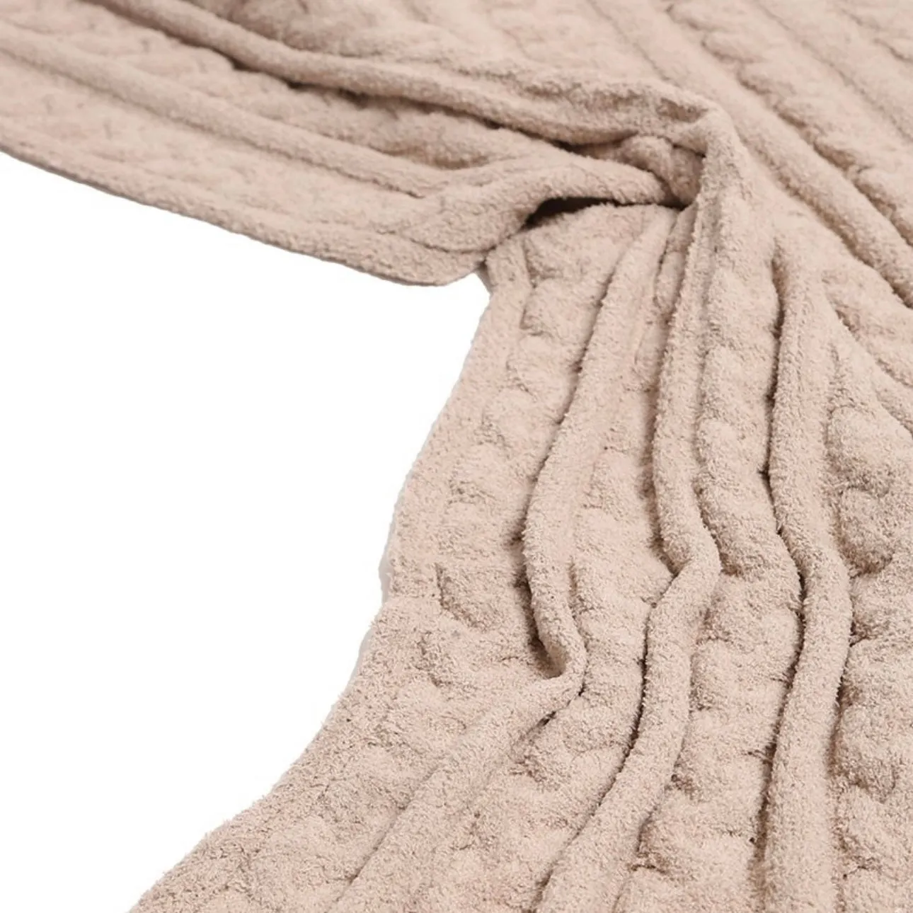 In My Feels Throw Blanket - Beige