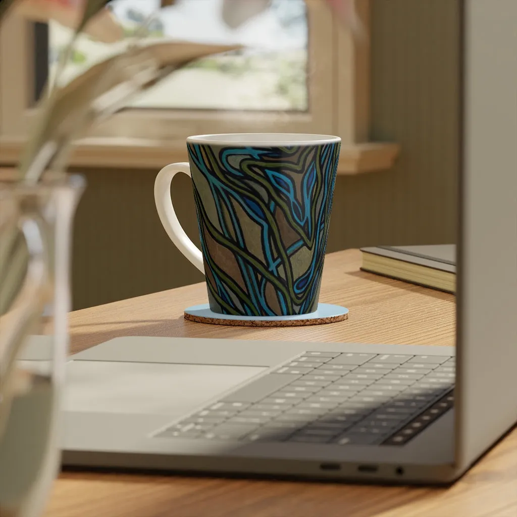 Ingrained Latte Mug, 12oz