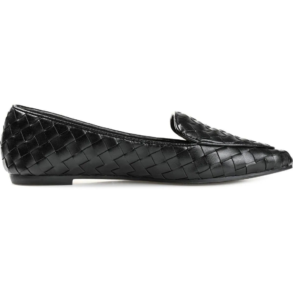 Journee Collection Womens Misty Woven Pointed Toe Loafers