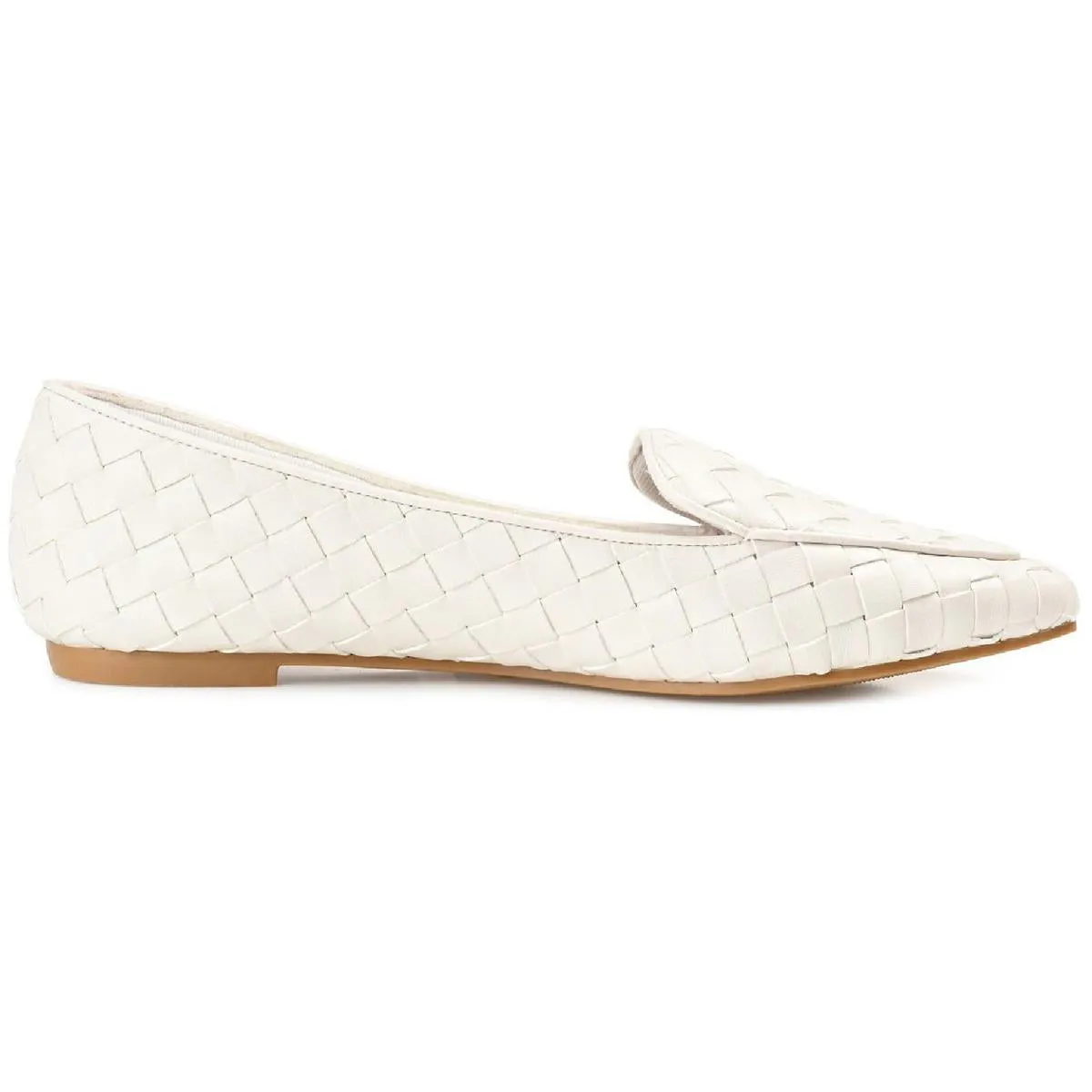 Journee Collection Womens Misty Woven Pointed Toe Loafers