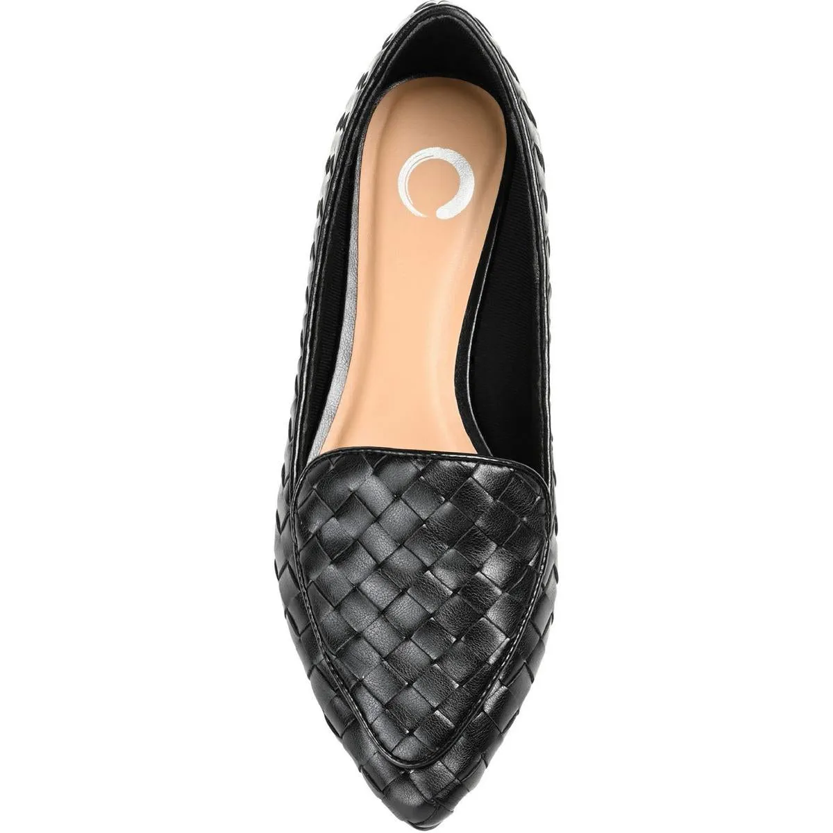 Journee Collection Womens Misty Woven Pointed Toe Loafers