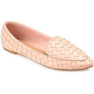 Journee Collection Womens Misty Woven Pointed Toe Loafers
