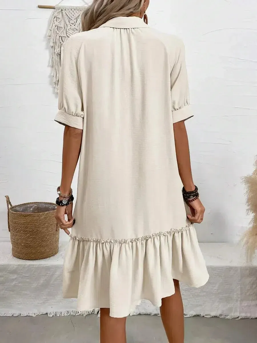 Lara - Flowy Charm with Ruffle Detail