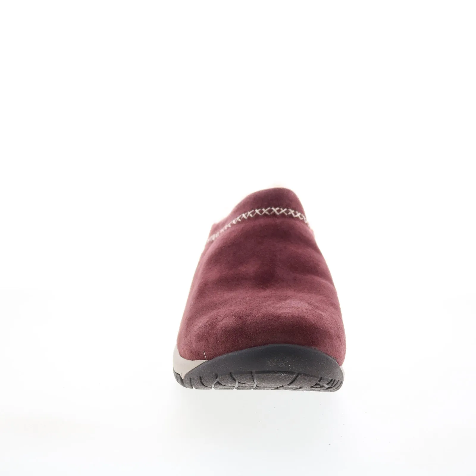 Merrell Encore Ice 4 J003208W Womens Burgundy Wide Suede Clog Flats Shoes