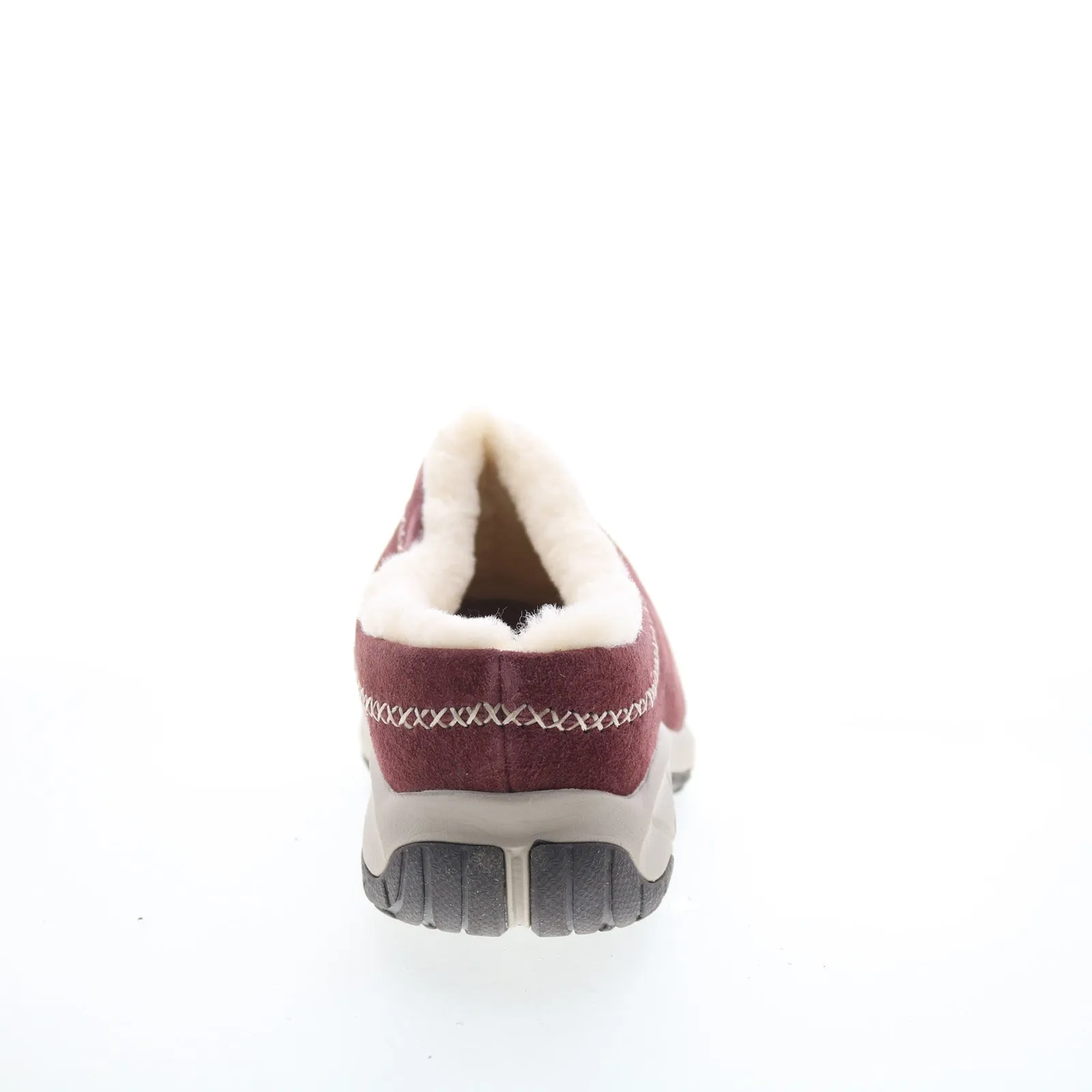 Merrell Encore Ice 4 J003208W Womens Burgundy Wide Suede Clog Flats Shoes