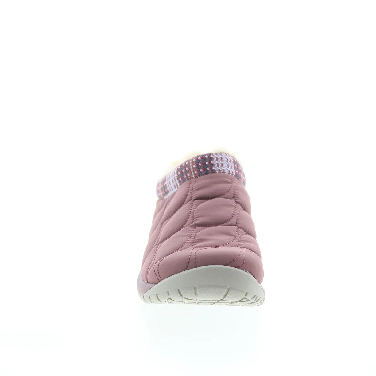 Merrell Encore Ice 4 Puff J004866 Womens Pink Canvas Clog Flats Shoes