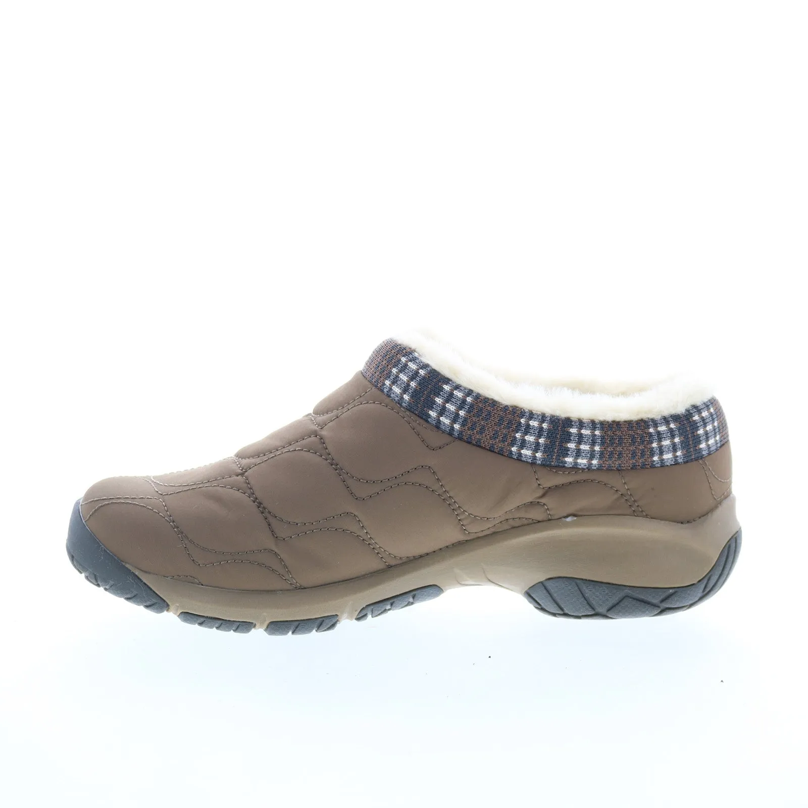 Merrell Encore Ice 4 Puff J004868 Womens Brown Canvas Clog Flats Shoes