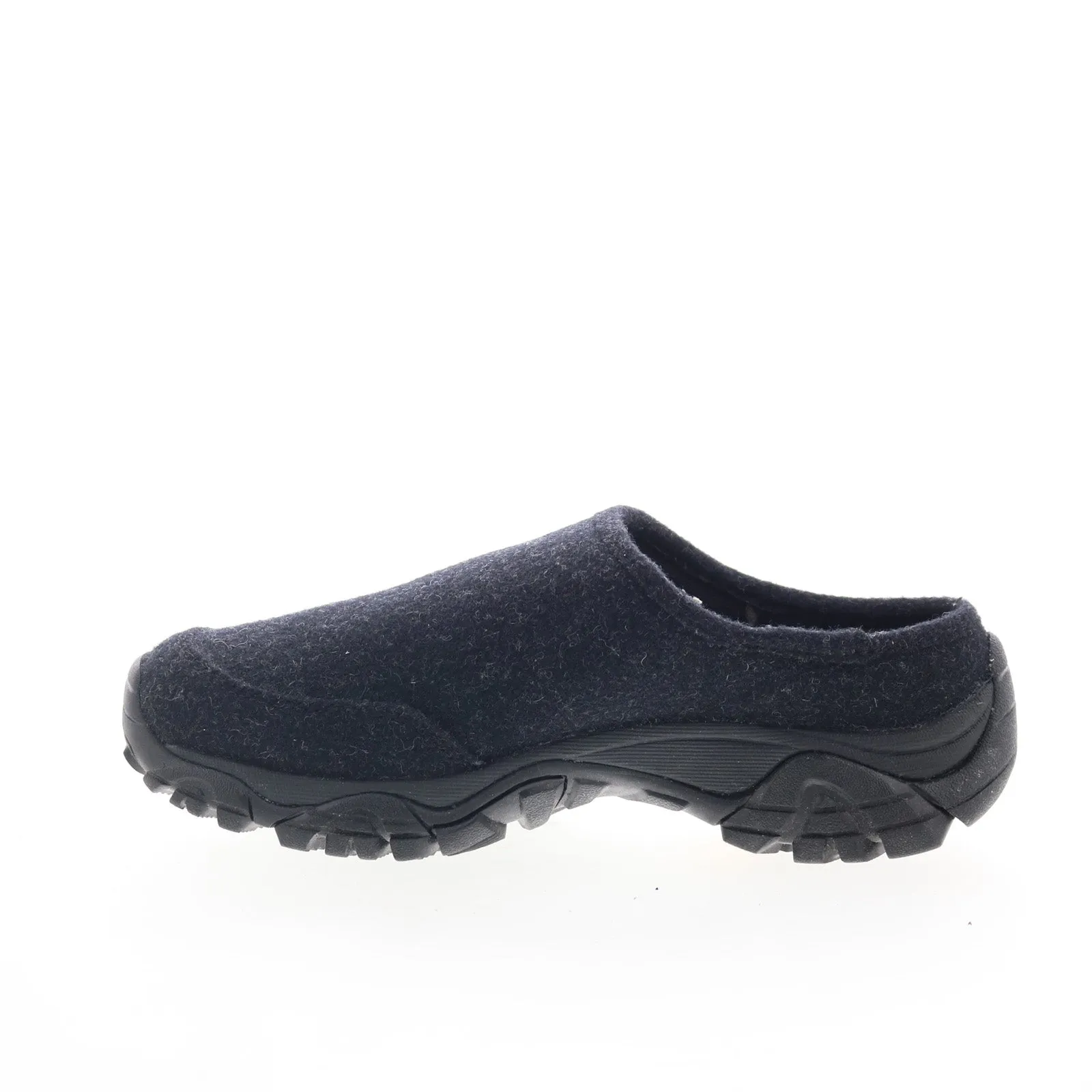 Merrell Moab 2 Slide Wool 1TRL J067978 Womens Black Canvas Clog Flats Shoes