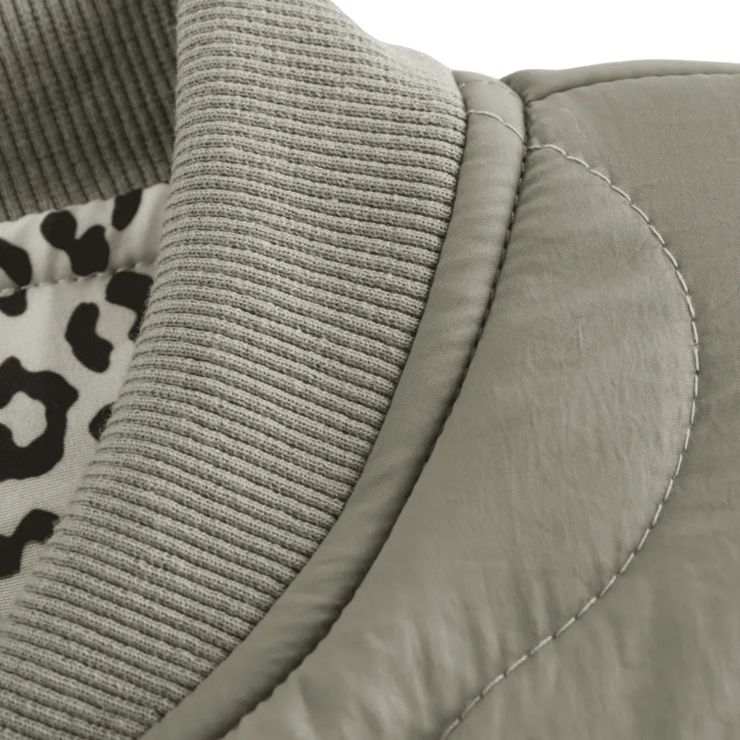 Quilted Leopard Jacket