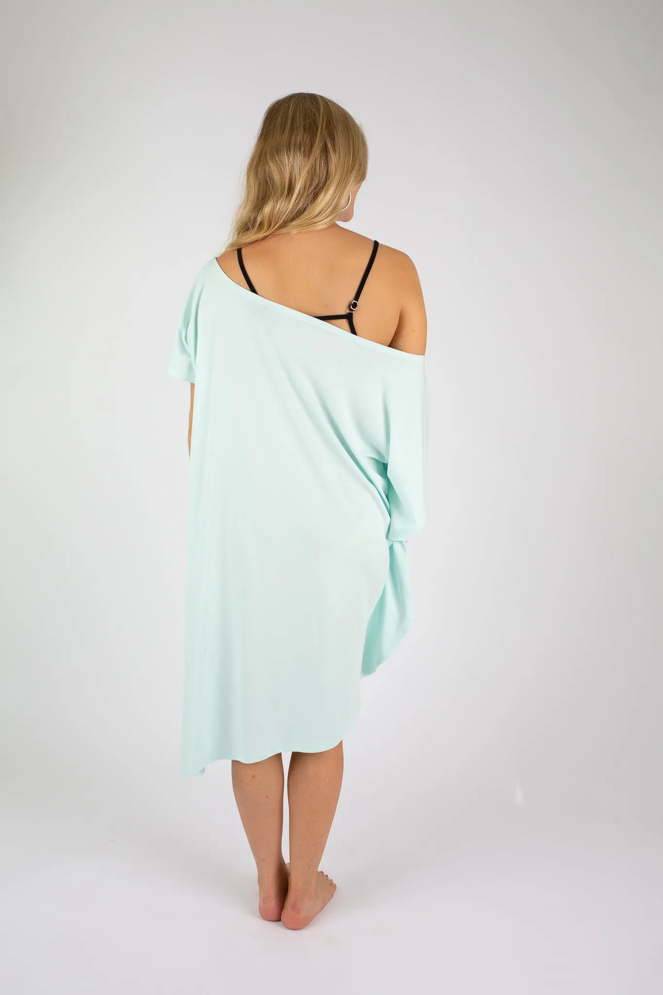 Sea Glass Green Mini Coastal Caftan